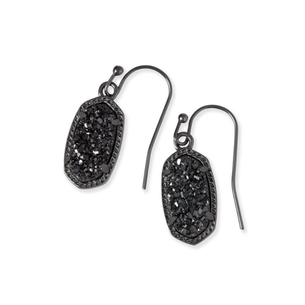 Kendra Scott Black Drop Earrings - Picture 3 of 7